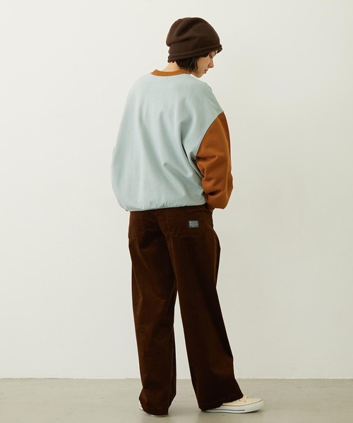 MILKFED.(ミルクフェド)の「WORK STYLE CORDUROY PANTS(その他パンツ・レディース・オフホワイト/ライトブルー/ブラウン・S/M)」の16枚目の写真