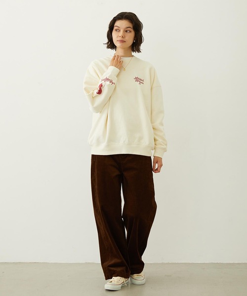 MILKFED.(ミルクフェド)の「WORK STYLE CORDUROY PANTS(その他パンツ・レディース・オフホワイト/ライトブルー/ブラウン・S/M)」の19枚目の写真