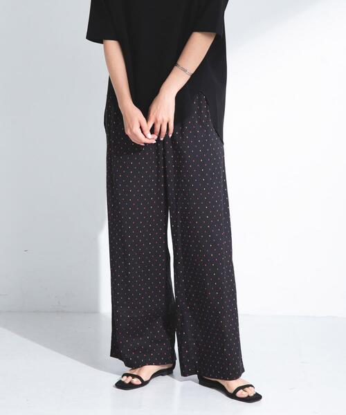 URBAN RESEARCH Sonny Label（アーバンリサーチサニーレーベル）の「コットンドビーイージーパンツ（その他パンツ・レディース・ブラック/ブラウン・FREE）」の2枚目の写真