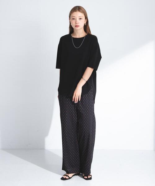 URBAN RESEARCH Sonny Label（アーバンリサーチサニーレーベル）の「コットンドビーイージーパンツ（その他パンツ・レディース・ブラック/ブラウン・FREE）」の9枚目の写真