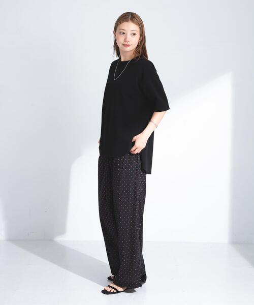 URBAN RESEARCH Sonny Label（アーバンリサーチサニーレーベル）の「コットンドビーイージーパンツ（その他パンツ・レディース・ブラック/ブラウン・FREE）」の10枚目の写真