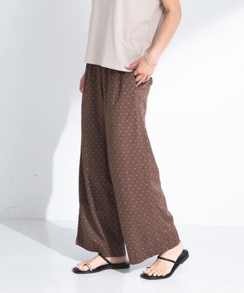 URBAN RESEARCH Sonny Label（アーバンリサーチサニーレーベル）の「コットンドビーイージーパンツ（その他パンツ・レディース・ブラック/ブラウン・FREE）」の16枚目の写真