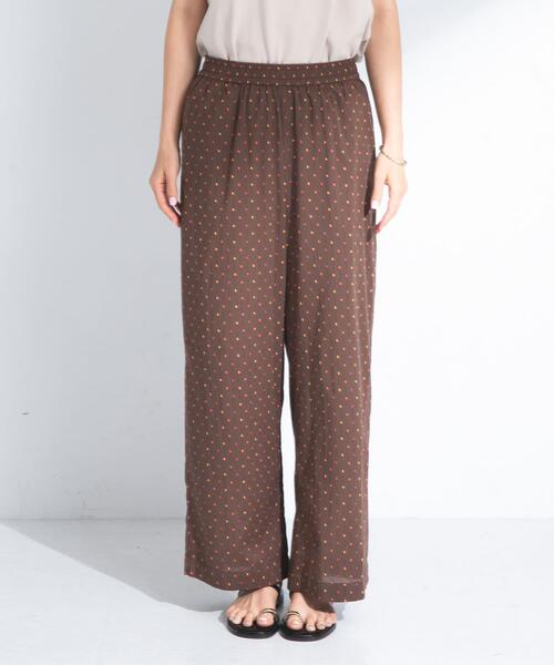 URBAN RESEARCH Sonny Label（アーバンリサーチサニーレーベル）の「コットンドビーイージーパンツ（その他パンツ・レディース・ブラック/ブラウン・FREE）」の21枚目の写真