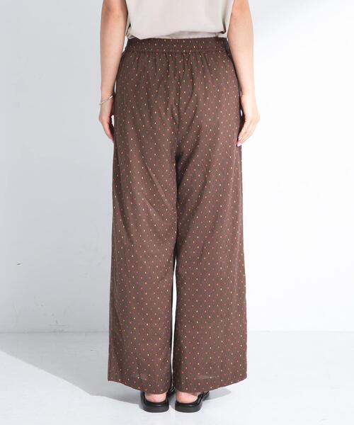URBAN RESEARCH Sonny Label(アーバンリサーチサニーレーベル)の「コットンドビーイージーパンツ(その他パンツ・レディース・ブラック/ブラウン・FREE)」の10枚目の写真