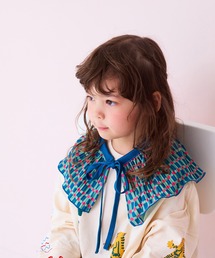 MARKEY'S（マーキーズ）の「ギンガムプリーツフリルカラー（付け襟・キッズ）」