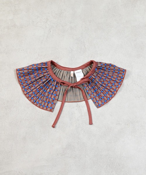 MARKEY'S（マーキーズ）の「ギンガムプリーツフリルカラー（付け襟・キッズ・グリーン系その他/ベージュ系その他/ブラック系その他・FREE）」の17枚目の写真