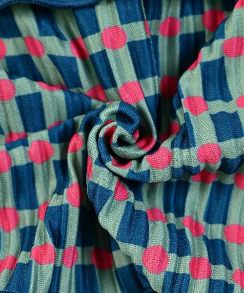 MARKEY'S（マーキーズ）の「ギンガムプリーツフリルカラー（付け襟・キッズ・グリーン系その他/ベージュ系その他/ブラック系その他・FREE）」の11枚目の写真