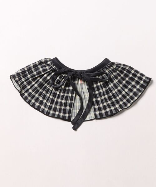 MARKEY'S（マーキーズ）の「ギンガムプリーツフリルカラー（付け襟・キッズ・グリーン系その他/ベージュ系その他/ブラック系その他・FREE）」の19枚目の写真