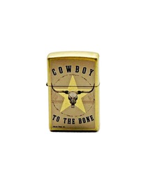 Zippo(Wb|[)ZIPPO Wb| 48937 BUCK WEAR COWBOY TO THE BONE DESIGN(obW)