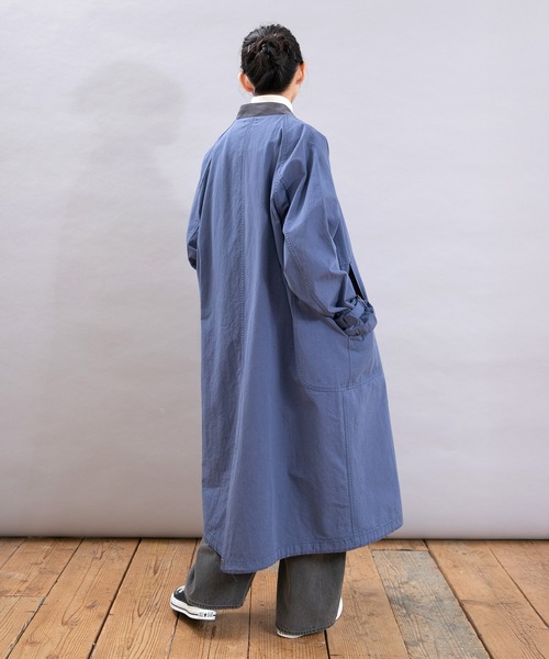 C0785 ちょい立ち襟のアーミーコート（チェスターコート）｜URCH RNA