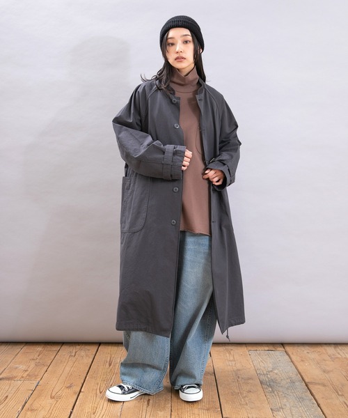 新品未使用　ブルマリン　アンゴラ　コート　訳あり　激安 ゼロプレッシャーコート【Aライン】【リバーシブル】 (5442700A-91