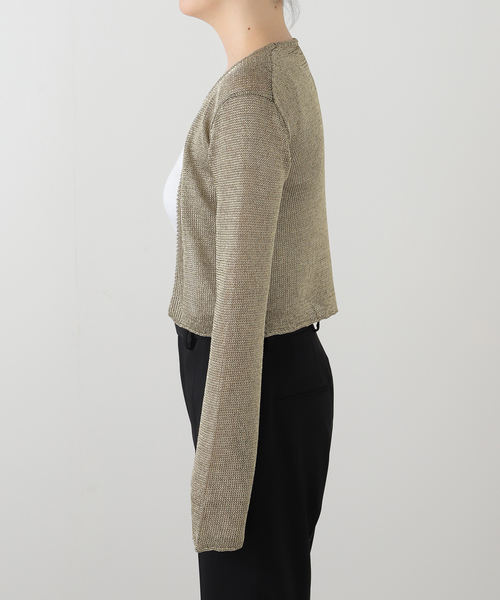 AP STUDIO(エーピーストゥディオ)の「チェーンニットカーディガン(カーディガン/ボレロ・レディース・ゴールド・FREE)」の8枚目の写真