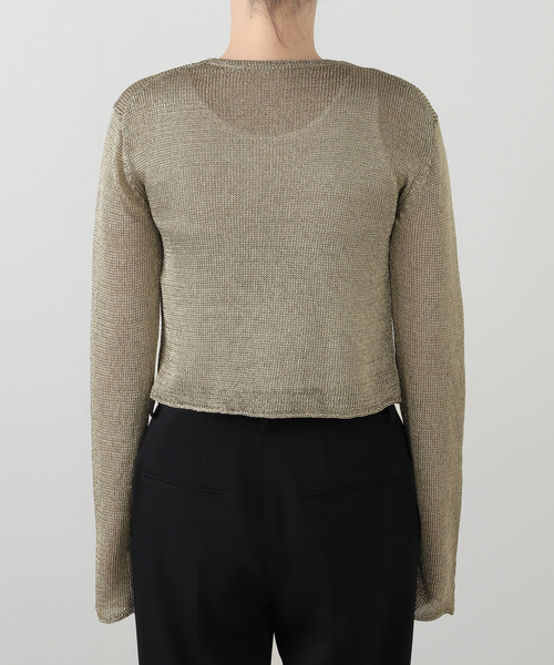 AP STUDIO(エーピーストゥディオ)の「チェーンニットカーディガン(カーディガン/ボレロ・レディース・ゴールド・FREE)」の9枚目の写真