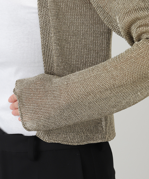 AP STUDIO(エーピーストゥディオ)の「チェーンニットカーディガン(カーディガン/ボレロ・レディース・ゴールド・FREE)」の12枚目の写真