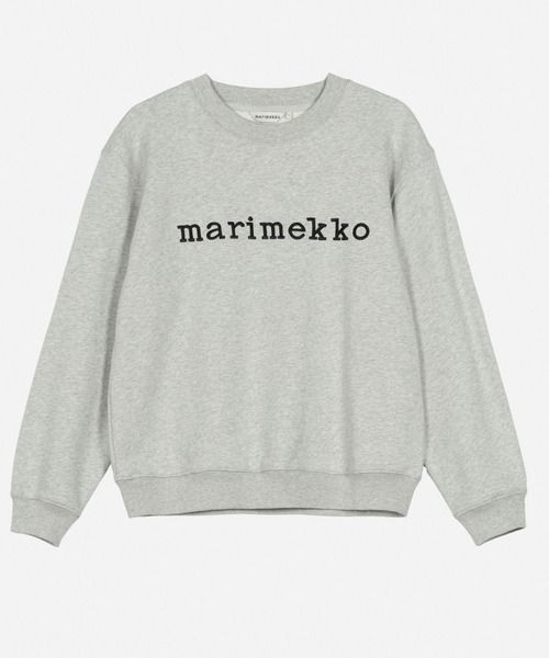 marimekko（マリメッコ）の「【kioski】Leiot Logo / sweatshirt（Tシャツ/カットソー・レディース・ライトグレー・X-SMALL/SMALL/MEDIUM/LARGE）」の5枚目の写真