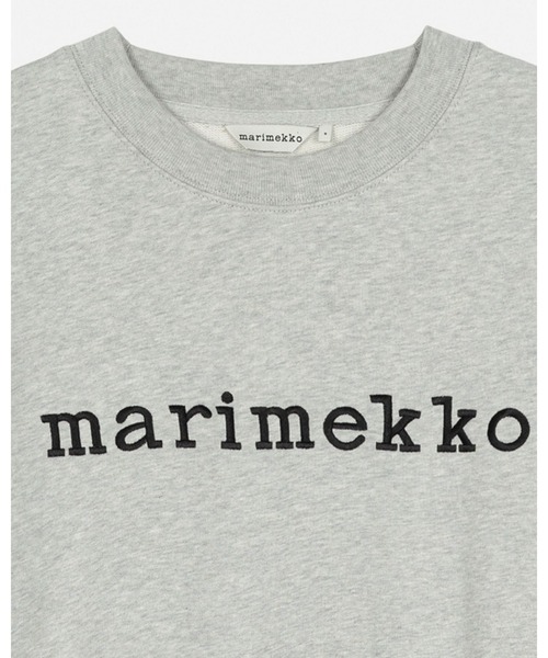 marimekko（マリメッコ）の「【kioski】Leiot Logo / sweatshirt（Tシャツ/カットソー・レディース・ライトグレー・X-SMALL/SMALL/MEDIUM/LARGE）」の7枚目の写真