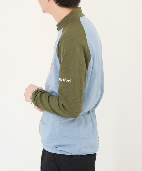 narifuri(ナリフリ)の「【narifuri】アクティブメッシュ ロングスリーブ サイクルジャージ グラフィティ NF1159(Tシャツ/カットソー・レディース・ブラック/ブルー・XS/S/M/L/XL)」の20枚目の写真