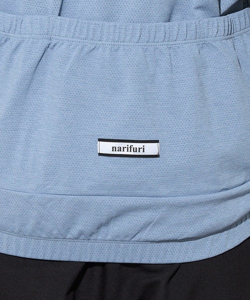 narifuri（ナリフリ）の「【narifuri】アクティブメッシュ ロングスリーブ サイクルジャージ グラフィティ NF1159（Tシャツ/カットソー・レディース・ブラック/ブルー・XS/S/M）」の12枚目の写真