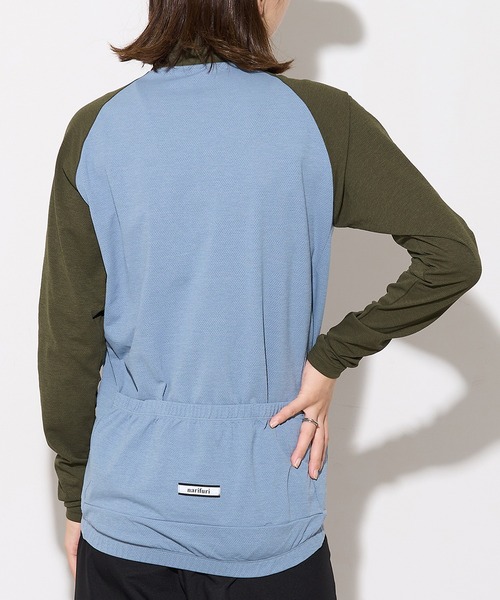 narifuri（ナリフリ）の「【narifuri】アクティブメッシュ ロングスリーブ サイクルジャージ グラフィティ NF1159（Tシャツ/カットソー・レディース・ブラック/ブルー・XS/S/M）」の10枚目の写真
