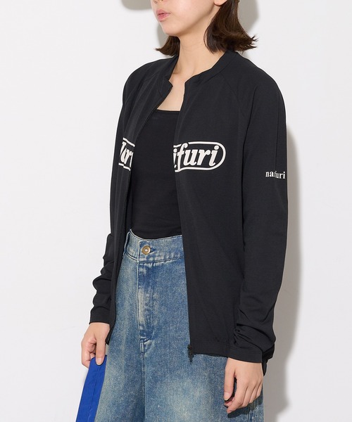 narifuri（ナリフリ）の「【narifuri】アクティブメッシュ ロングスリーブ サイクルジャージ グラフィティ NF1159（Tシャツ/カットソー・レディース・ブラック/ブルー・XS/S/M）」の3枚目の写真