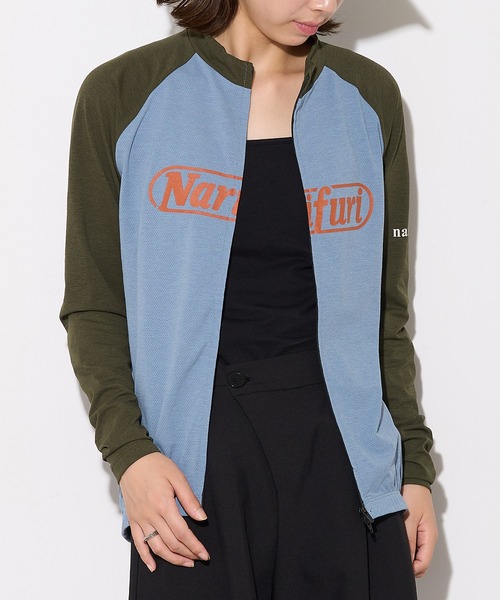 narifuri（ナリフリ）の「【narifuri】アクティブメッシュ ロングスリーブ サイクルジャージ グラフィティ NF1159（Tシャツ/カットソー・レディース・ブラック/ブルー・XS/S/M）」の8枚目の写真