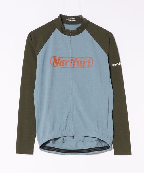 narifuri（ナリフリ）の「【narifuri】アクティブメッシュ ロングスリーブ サイクルジャージ グラフィティ NF1159（Tシャツ/カットソー・レディース・ブラック/ブルー・XS/S/M）」の14枚目の写真