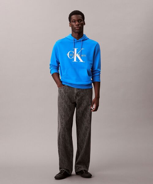Calvin Klein(カルバン・クライン)の「モノロゴ パーカー(パーカー・メンズ・グレー/ダークグリーン/ブルー/ブラック・M/S/L/XL)」の19枚目の写真
