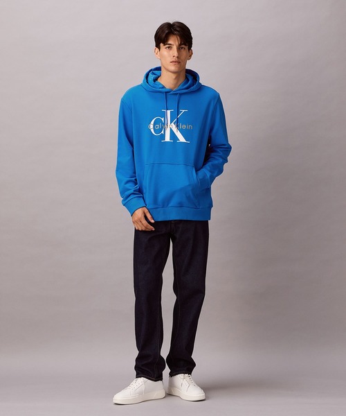 Calvin Klein(カルバン・クライン)の「モノロゴ パーカー(パーカー・メンズ・グレー/ダークグリーン/ブルー/ブラック・M/S/L/XL)」の13枚目の写真