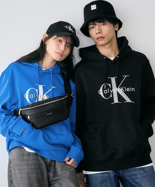 新品 Jeansカルバンクラインジーンズ 黒パーカー L セール】【Calvin Klein JEANS/カルバンクライン ジーンズ】ESSENTIAL