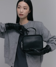 soins | 【牛革】スクエアハンドバッグ(ハンドバッグ)
