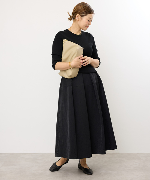 Deuxieme Classe *stretch twill スカート36 STRETCH TWILL B/FLARE スカート（ロング・マキシ丈スカート