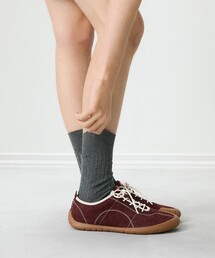 CAMPER ワインレッド/黄 ハイカットスニーカー CAMPER ワインレッド/黄 ハイカットスニーカー 靴