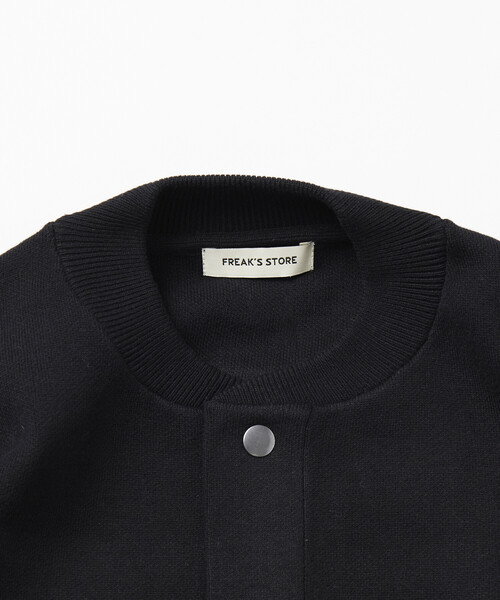 FREAK'S STORE（フリークスストア）の「限定展開 Relax Fit リラックスフィット スウェットライクニット クルーネック スナップ カーディガン（カーディガン/ボレロ・メンズ・ブラック/アッシュグレー/チャコールグレー/ブラウン/ネイビー・LARGE/MEDIUM）」の12枚目の写真