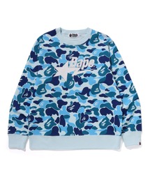 BAPE 青系カモフラージュ トレーナー A BATHING APE｜ア ベイシング エイプのトップス（ブルー