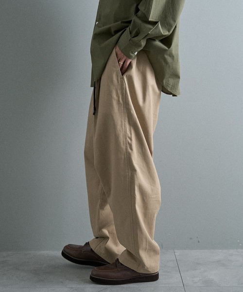 CRAFT STANDARD BOUTIQUE（クラフトスタンダードブティック）の「ワイドクライミングパンツ（その他パンツ・メンズ・カーキ/ベージュ/ブラック・L/M/S）」の12枚目の写真