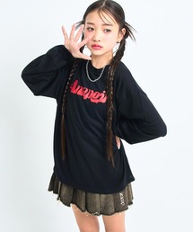 ANAP GｉRL（アナップガール）の「ロゴロンT（Tシャツ/カットソー・キッズ）」