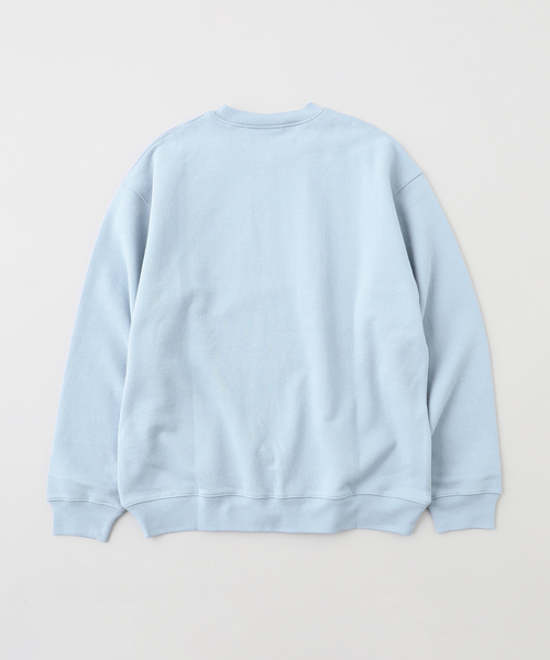 DIME(ダイム)の「DIME / ダイム CURSIVE SMALL LOGO クルーネックスウェット(スウェット・メンズ・ブラック/ブルー・MEDIUM/LARGE)」の3枚目の写真