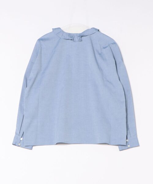 NIMES(ニーム)の「dot et bleu フリルブラウス(シャツ/ブラウス・レディース・ブラック/ブルー/オフホワイト・FREE)」の12枚目の写真