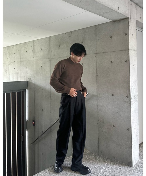 Otte(オッテ)の「センタープレスサイドボタンスラックス(その他パンツ・メンズ・ブラック/ベージュ・SMALL/MEDIUM/X-LARGE/LARGE)」の3枚目の写真