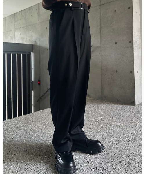 Otte(オッテ)の「センタープレスサイドボタンスラックス(その他パンツ・メンズ・ブラック/ベージュ・SMALL/MEDIUM/X-LARGE/LARGE)」の12枚目の写真