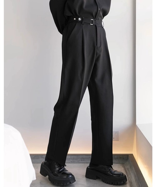 Otte(オッテ)の「センタープレスサイドボタンスラックス(その他パンツ・メンズ・ブラック/ベージュ・SMALL/MEDIUM/X-LARGE/LARGE)」の5枚目の写真