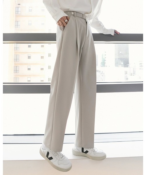 Otte(オッテ)の「センタープレスサイドボタンスラックス(その他パンツ・メンズ・ブラック/ベージュ・SMALL/MEDIUM/X-LARGE/LARGE)」の4枚目の写真