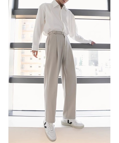 Otte(オッテ)の「センタープレスサイドボタンスラックス(その他パンツ・メンズ・ブラック/ベージュ・SMALL/MEDIUM/X-LARGE/LARGE)」の16枚目の写真