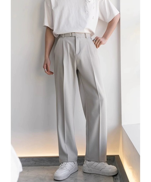 Otte(オッテ)の「センタープレスサイドボタンスラックス(その他パンツ・メンズ・ブラック/ベージュ・SMALL/MEDIUM/X-LARGE/LARGE)」の8枚目の写真