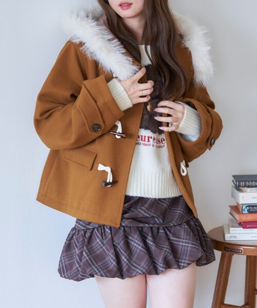 セール】ファー付きダッフルコート（ダッフルコート）｜Another Branch