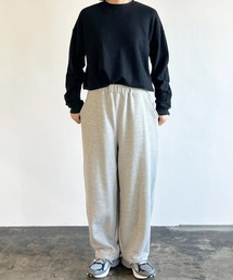HARVESTY（ハーベスティ）の「HARVESTY / ハーベスティー EASY CIRCUS NARROW PANTS FRENCH TERRY イージーサーカスパンツ ナローシルエット 裏毛スウェット（その他パンツ）」