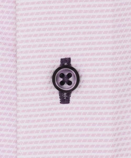 TOKYO SHIRTS(トウキョウシャツ)の「【超形態安定】形態安定ノンアイロン ボタンダウン 長袖ビジネスワイシャツ(ビジネスシャツ・メンズ・パープル・首回り43cm-裄丈82cm/首回り43cm-裄丈86cm/首回り39cm-裄丈80cm/首回り39cm-裄丈84cm/首回り41cm-裄丈82cm/首回り41cm-裄丈86cm/首回り42cm-裄丈82cm/首回り42cm-裄丈86cm/首回り37cm-裄丈80cm/首回り37cm-裄丈84cm)」の4枚目の写真