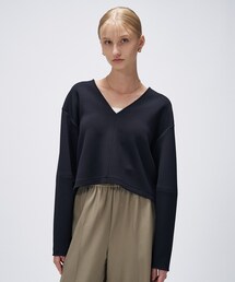 cloenc | 【セットアップ／マシンウォッシュ】深Vネックダンボールプルオーバー(Tシャツ/カットソー)
