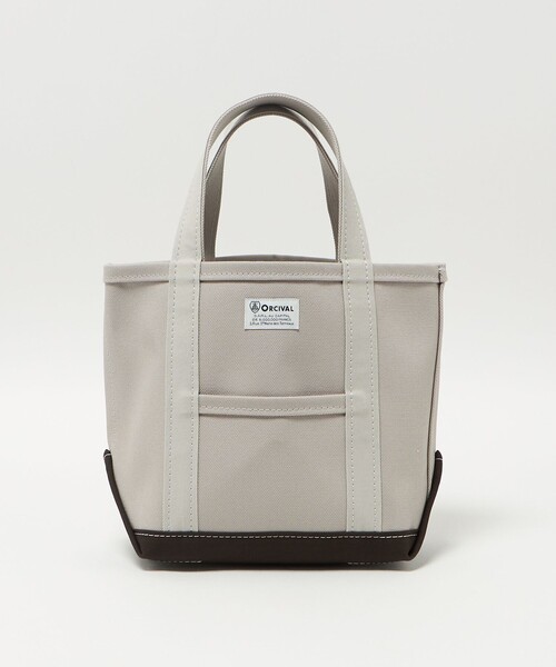 ORCIVAL（オーシバル）の「＜ORCIVAL＞トートバッグ スモール（トートバッグ・レディース・ライトグレー/ダークブラウン/コバルトブルー・FREE）」の17枚目の写真