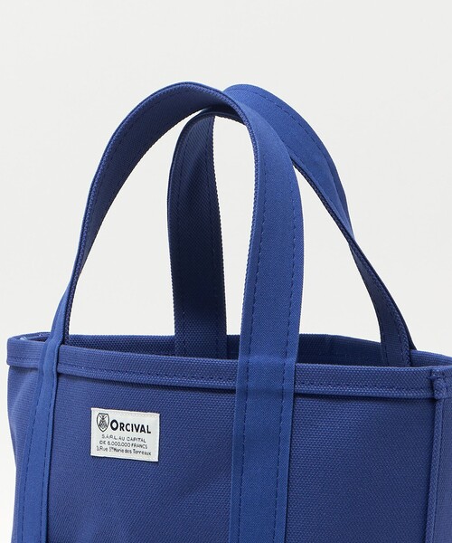ORCIVAL（オーシバル）の「＜ORCIVAL＞トートバッグ スモール（トートバッグ・レディース・ライトグレー/ダークブラウン/コバルトブルー・FREE）」の9枚目の写真